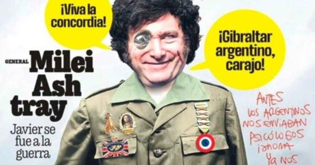 milei-y-la-ley-bases,-en-vivo:-javier-se-fue-a-la-guerra,-las-burlas-de-una-revista-espanola-contra-el-presidente