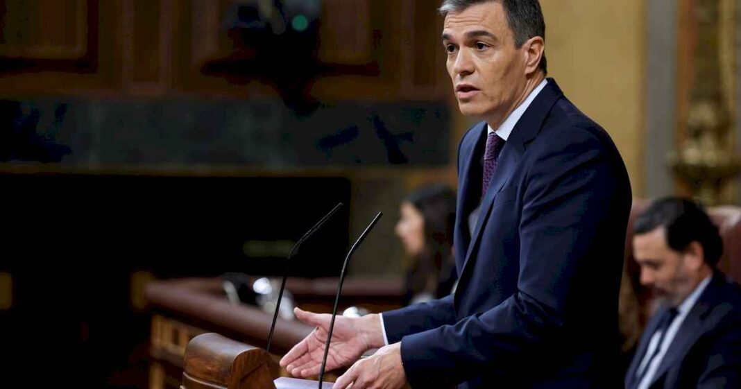 ante-el-congreso,-pedro-sanchez-cuestiono-que-javier-milei-haya-usado-los-recursos-del-estado-espanol-para-un-viaje-privado