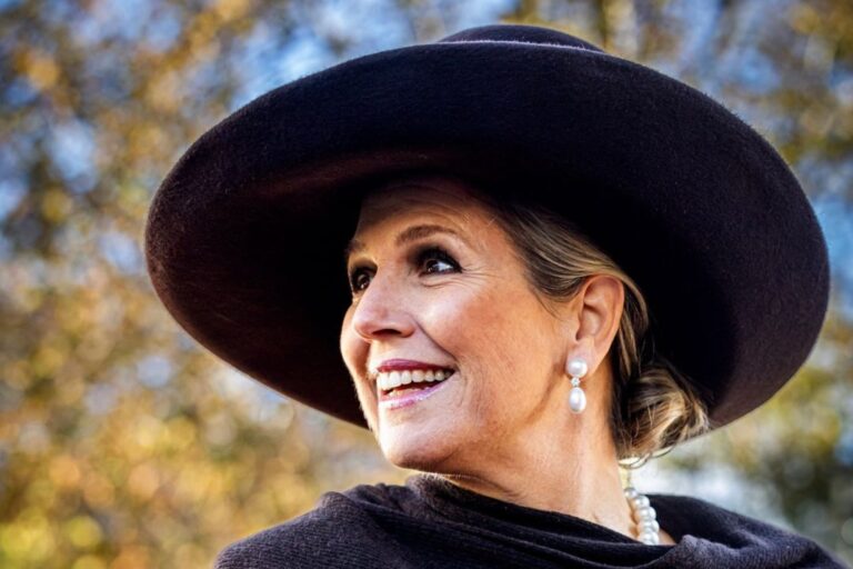 Máxima Zorreguieta se robó todas las miradas con un look monocromático del color de la temporada