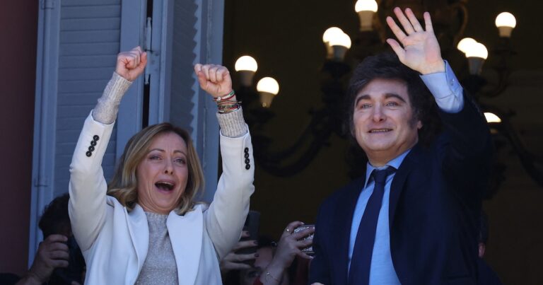 Javier Milei se reunió con Giorgia Meloni en Casa Rosada: Pedimos volver a los valores del mundo occidental