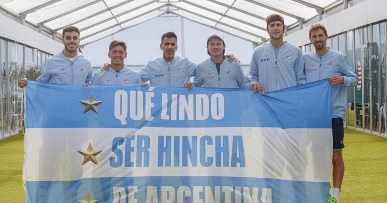 Argentina juega los cuartos de final de la Copa Davis ante Italia: Cerúndolo abre la serie contra Musetti