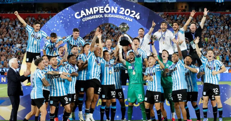 Cómo fueron y seguirán los festejos históricos del Racing campeón de la Sudamericana