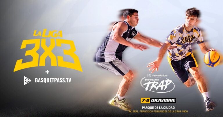 El 3×3 estará presente junto a Básquet Pass en el Buenos Aires Trap!