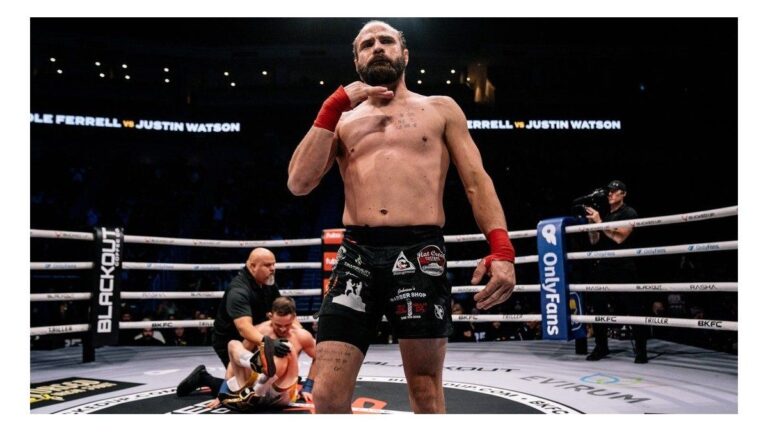 Explosivo e histórico nocaut en BKFC: Justin Watson desplomó a su rival y dejó a todos boquiabiertos