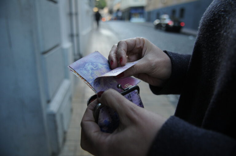 El mapa de la caída del salario