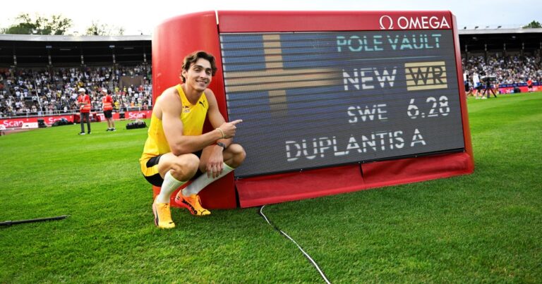 Qué dijo Armand Duplantis sobre la chance de saltar por encima de los 6,30 metros