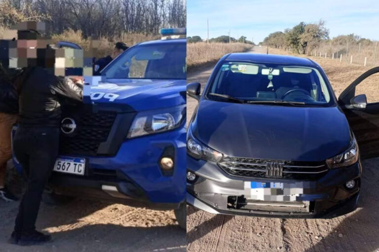 Delincuentes pidieron un Uber en Córdoba y fueron detenidos tras un asalto frustrado