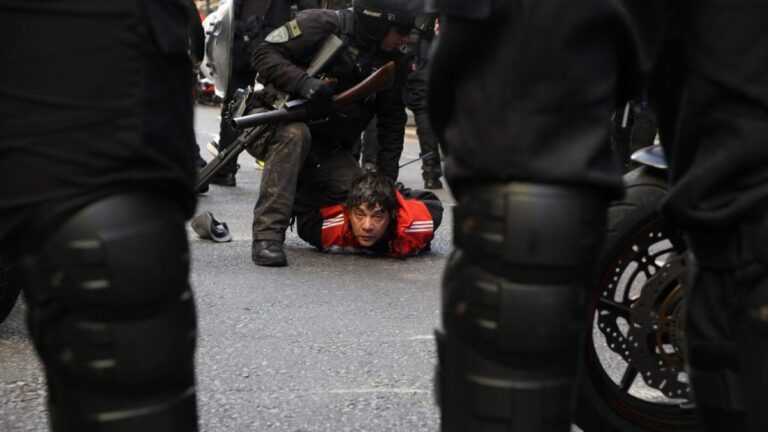 Congreso: al menos siete detenidos en otra marcha en reclamo de aumentos de jubilaciones