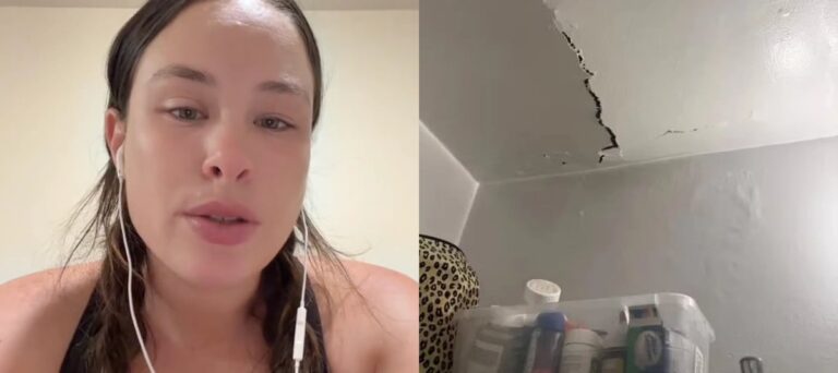 La dueña de un lujoso departamento en Nueva York lo abandonó luego de que el techo se derrumbara y salieran miles de cucarachas: Salieron disparadas