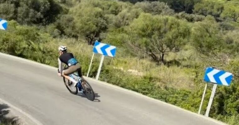 Video: ya de vacaciones y sin Fórmula 1, Franco Colapinto salió a andar en bicicleta