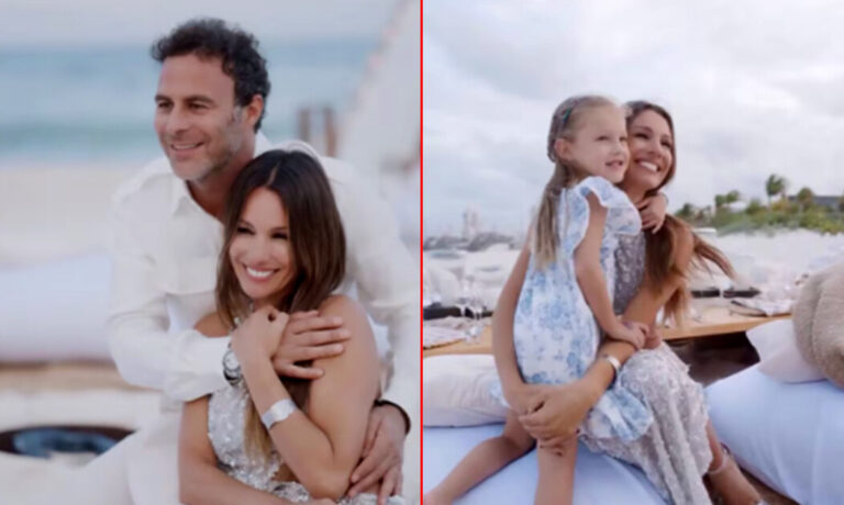 Las fotos del increíble festejo de Pampita por su cumpleaños de 48 en una playa del Caribe