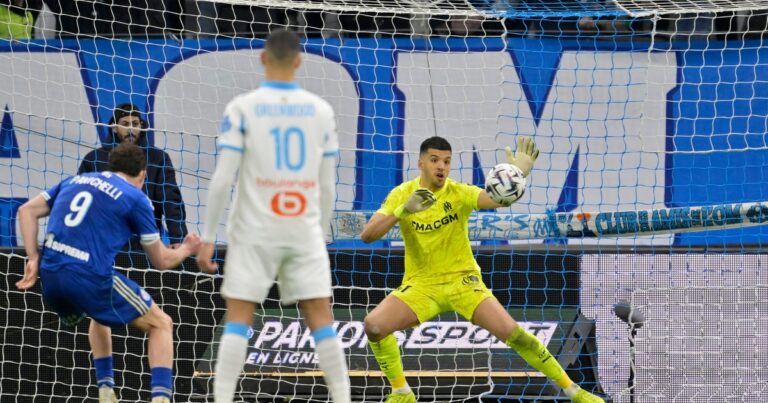 Panichelli le quemó las manos a Rulli y rescató un punto para el Estrasburgo ante el Marsella