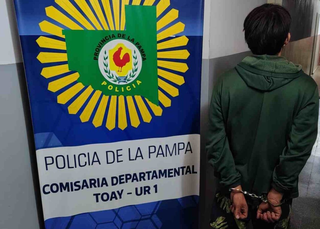Operativo policial en Toay, La Pampa