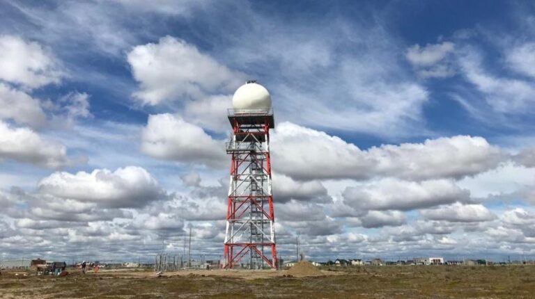Edificio o instalaciones del Servicio Meteorológico Nacional en Santa Rosa, La Pampa