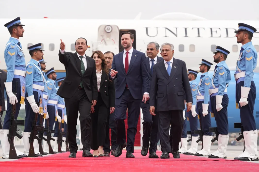 Edificios gubernamentales en Islamabad, Pakistán, sede de las negociaciones.