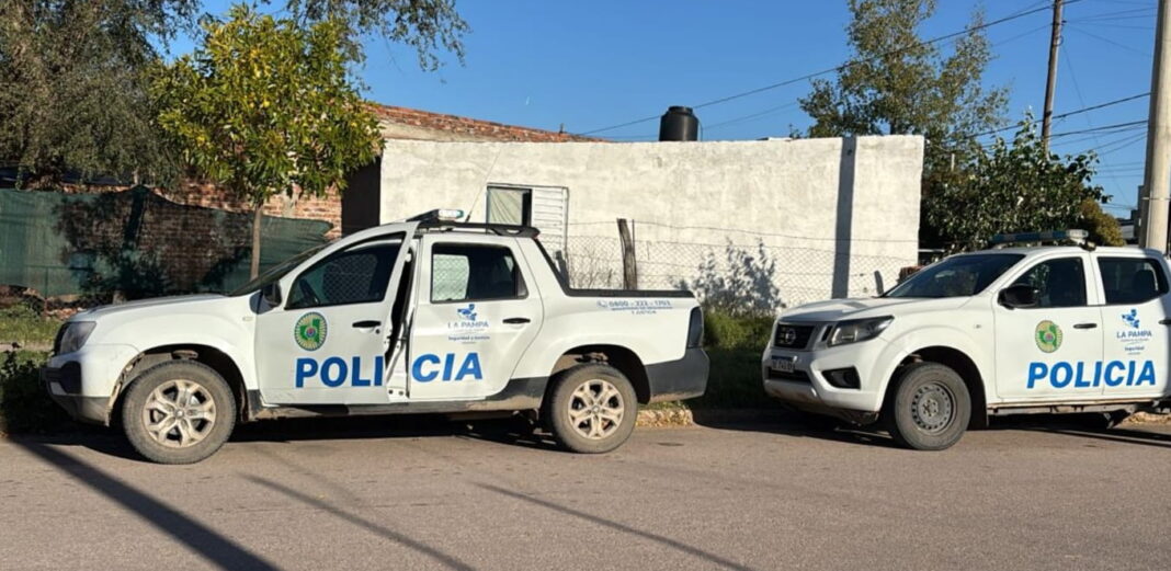 Policía en allanamiento en Toay por robo en carnicería