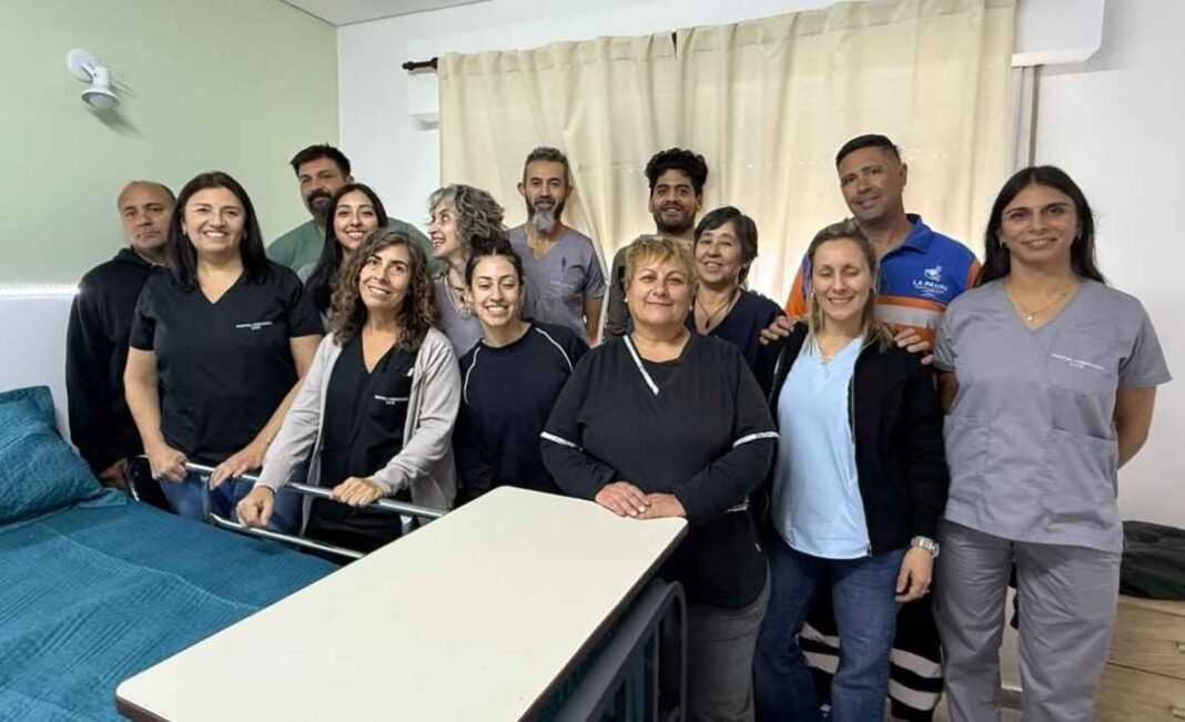 Habitación de cuidados paliativos en el Hospital Comunitario Evita de Santa Rosa
