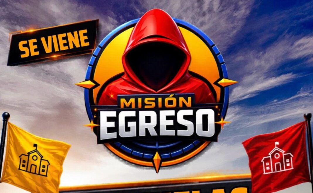 Estudiantes participando en competencia Misión Egreso