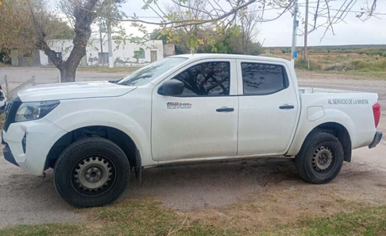 Camioneta recuperada por la Policía de La Pampa