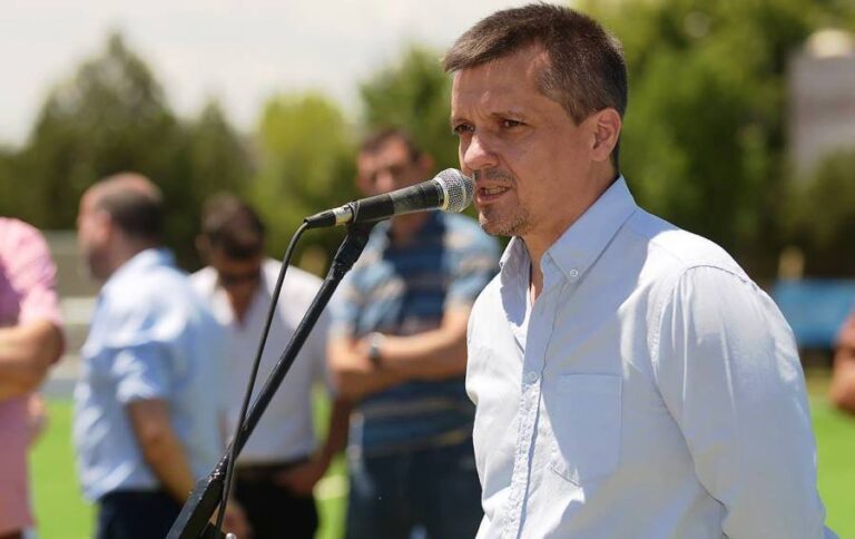 Leandro Altolaguirre durante su presentación ante el Concejo Deliberante de Santa Rosa