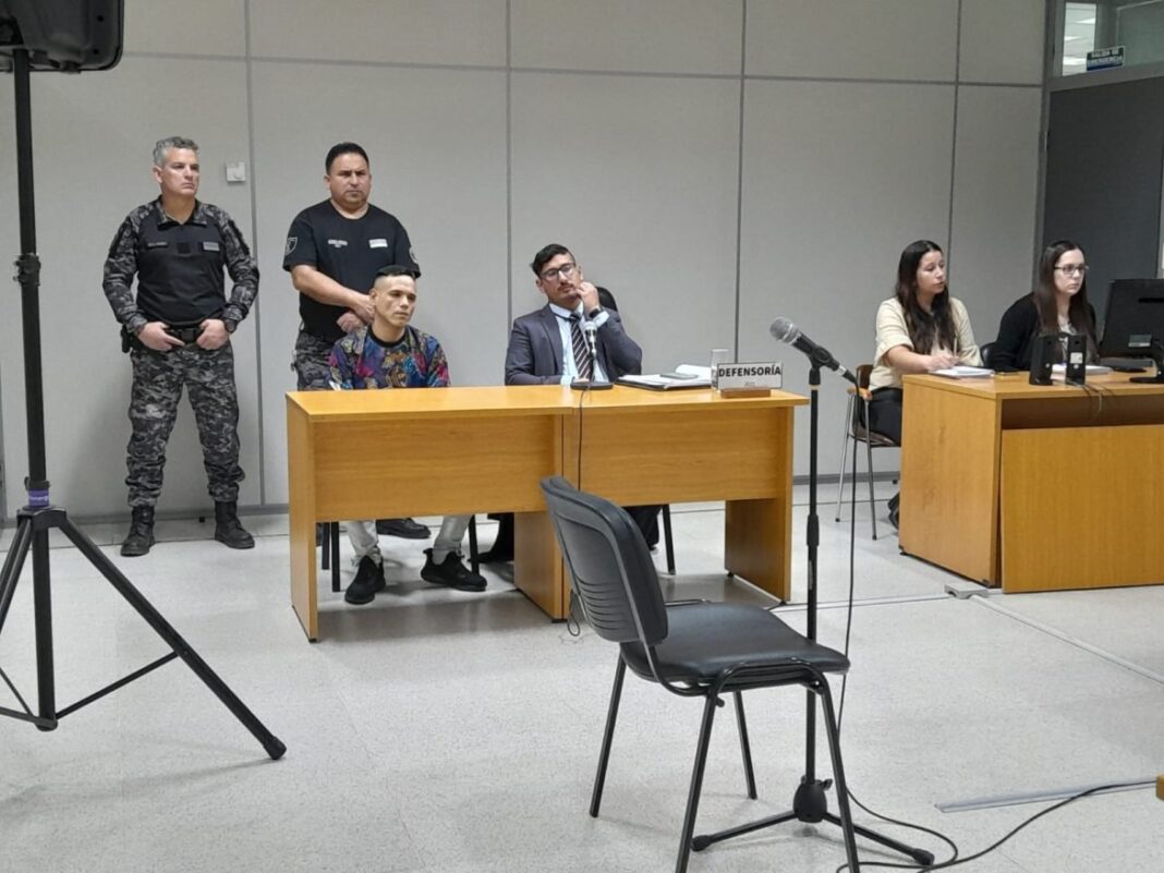 Fiscal Guillermo Sancho en audiencia judicial